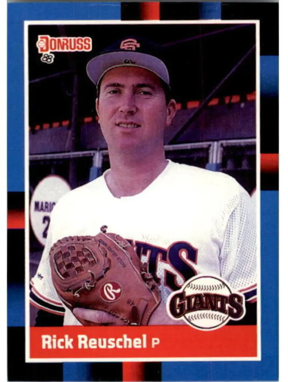 1988 Rick Reuschel Donruss Baseball Card #613